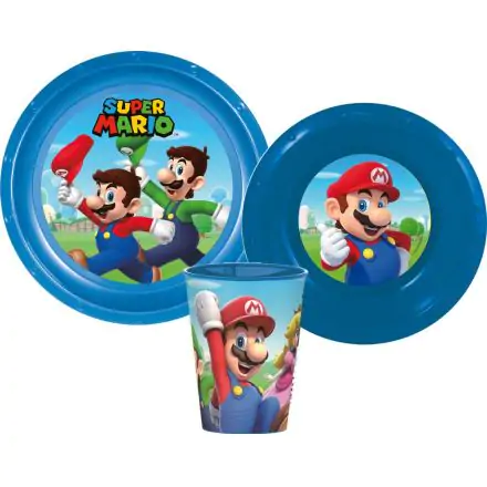 Super Mario Dinnerware Set, Plastic Set product photo