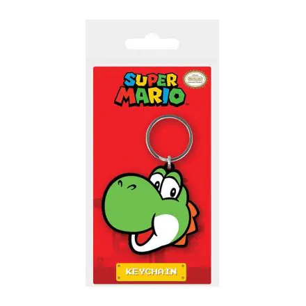 Super Mario Rubber Keychain Yoshi 6 cm termékfotója