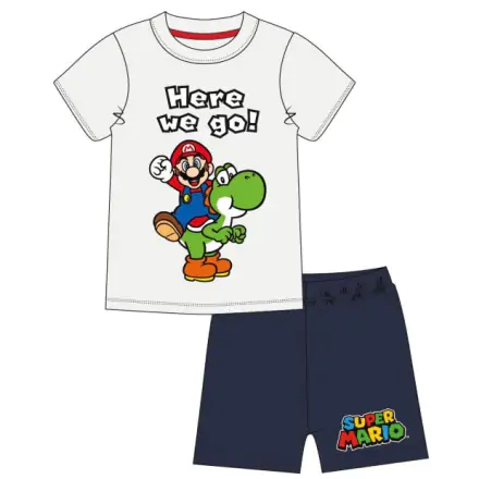 Super Mario Here we go short children's pajamas termékfotója
