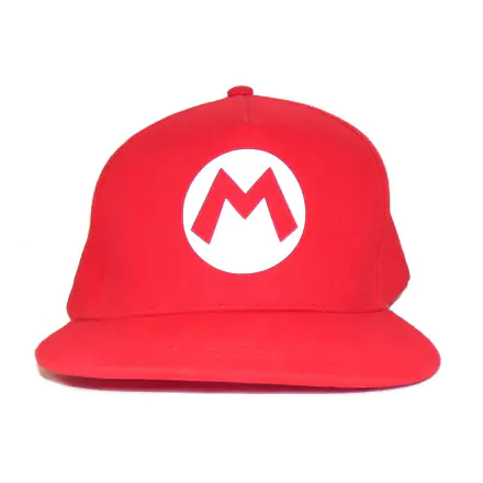 Super Mario Snapback Cap Mario Badge termékfotója