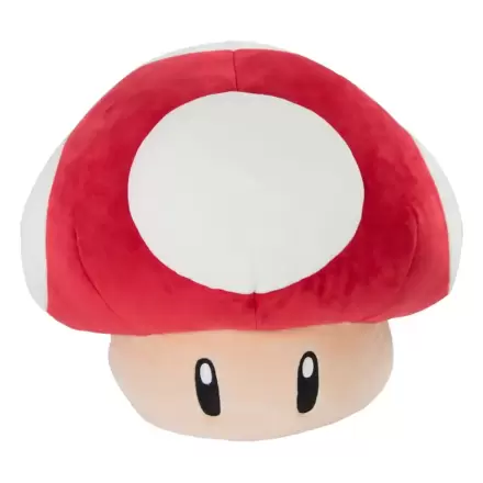 Super Mario Mocchi-Mocchi Mega Plush Figure Super Mushroom Red 36 cm termékfotója