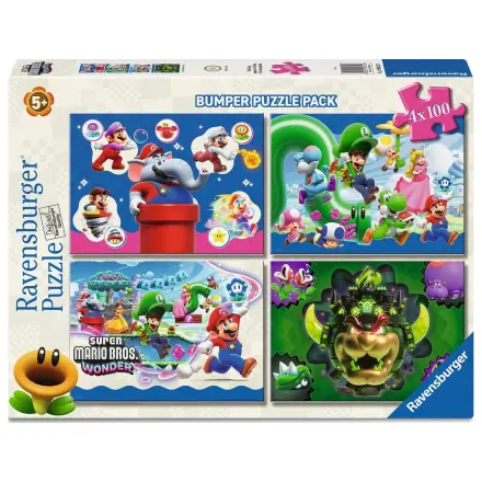 Super Mario puzzle 4x100pcs product photo
