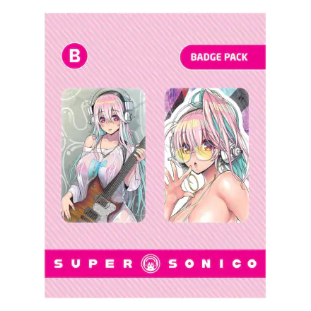 Super Sonico Pin Badges 2-Pack Set B termékfotója