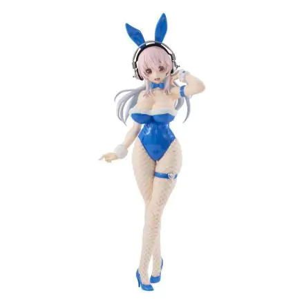 Super Sonico BiCute Bunnies PVC Statue Super Sonico Blue Rabbit Ver. 30 cm product photo