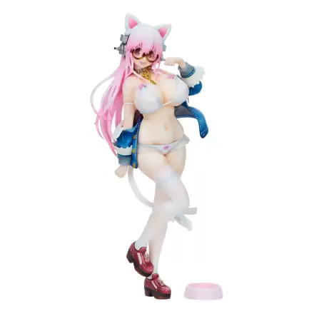 Super Sonico PVC Statue Super Sonico White Cat Ver. 27 cm product photo