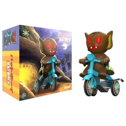 Super7 Super Cycles Vehicle Bat Boy (Brown w/ Blue Trike) product photo