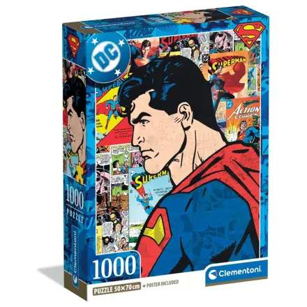 Superman Comic 1000-piece Compact Puzzle product photo
