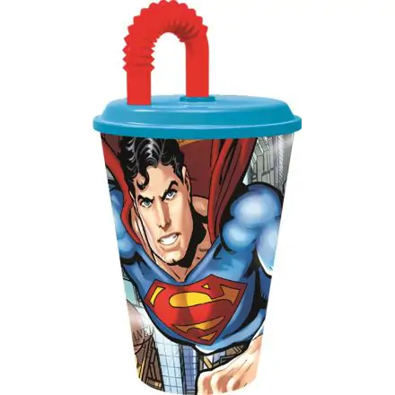 Superman Straw Cup, plastic 430 ml product photo
