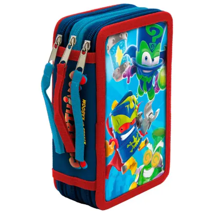 Superthings triple pencil case 39pcs product photo