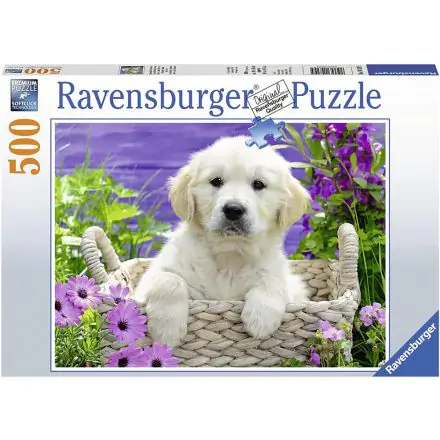 Sweet Golden Retriever puzzle 500pcs product photo