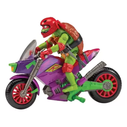Tales of the Teenage Mutant Ninja Turtles Action Figure with Vehicle Raphael & Purple Dragon 12 cm product photo