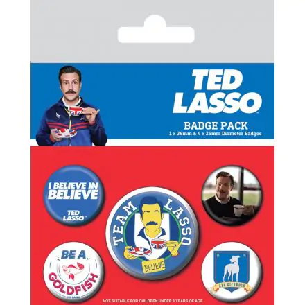 Ted Lasso Pin-Back Buttons 5-Pack Team Lasso product photo