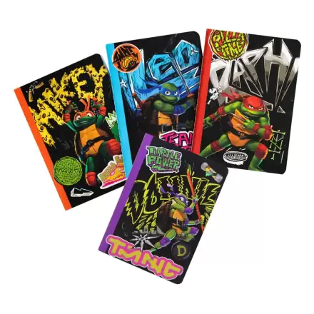 Teenage Mutant Ninja Turtles 4-Pack Notebooks termékfotója