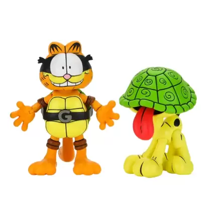 Teenage Mutant Ninja Turtles (Archie Comics) x Garfield Action Figure 2-Pack Ultimate Garfello & Odie 10 cm product photo