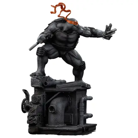 Teenage Mutant Ninja Turtles Art Scale Statue 1/10 Michelangelo Black and White Variant 26 cm product photo