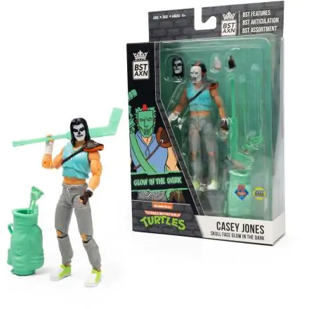 Teenage Mutant Ninja Turtles BST AXN Action Figure Casey Jones Skull Face Glow-in-the-Dark SDCC Exclusive 13 cm product photo