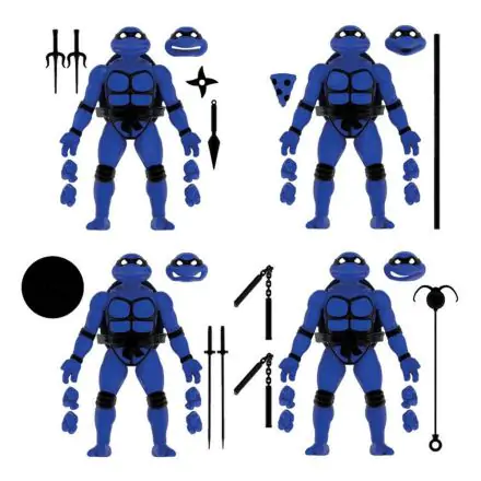 Teenage Mutant Ninja Turtles BST AXN Action Figure 4-Pack Midnight Turtles SDCC Exclusive 13 cm product photo