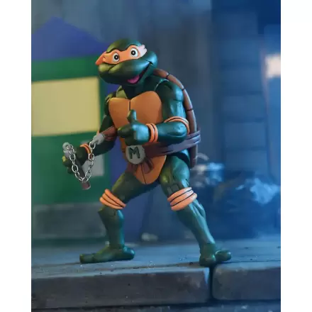 Teenage Mutant Ninja Turtles (Cartoon) Action Figure Ultimate Michelangelo VHS 18 cm termékfotója