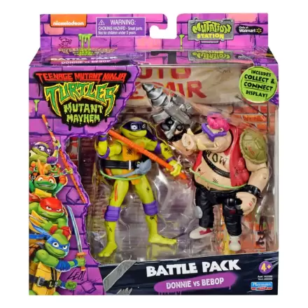 Teenage Mutant Ninja Turtles Action Figures Donatello vs. Bebop 11 cm product photo