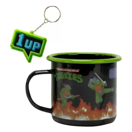 Teenage Mutant Ninja Turtles Enamel Mug and Keychain Set termékfotója