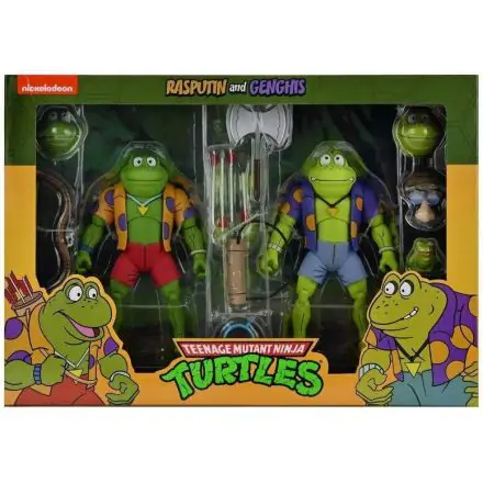 Teenage Mutant Ninja Turtles Genghis and Rasputin pack 2 figures 18cm product photo