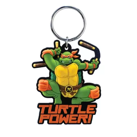Teenage Mutant Ninja Turtles Soft Touch PVC Bag Clip Michelangelo product photo