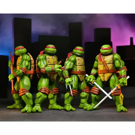Teenage Mutant Ninja Turtles (Mirage Comics) Action Figures 4-Pack Leonardo, Raphael, Michelangelo, & Donatello 18 cm product photo
