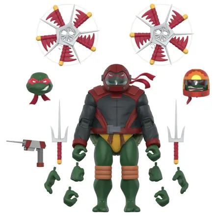 Teenage Mutant Ninja Turtles Ultimates Action Figure Wave 14 Raphael (Road Gear) product photo