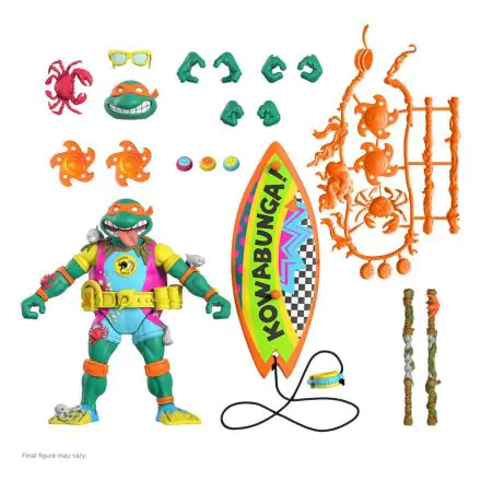 Teenage Mutant Ninja Turtles Ultimates Action Figure Sewer Surfer Mike 18 cm product photo