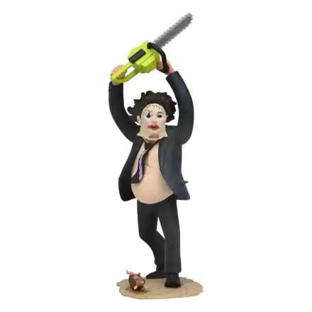 Texas Chainsaw Massacre Toony Terrors Action Figure 50th Anniversary Pretty Woman Leatherface 15 cm termékfotója