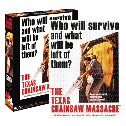 Texas Chainsaw Massacre Jigsaw Puzzle Who Will Survive (500 pieces) product photo