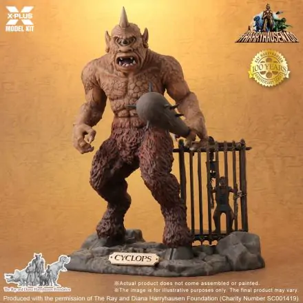 The 7th Voyage of Sinbad Model Kit 1/8 Ray Harryhausens Cyclops 23 cm product photo