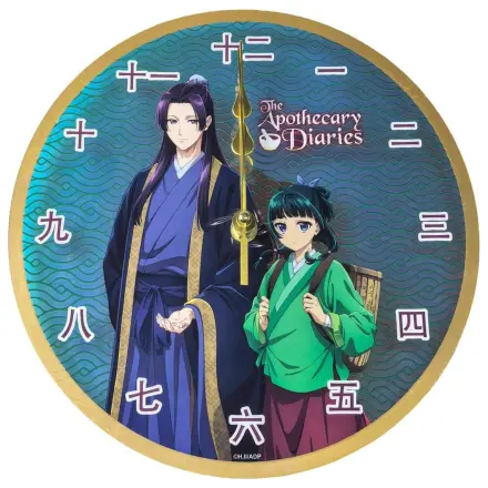 The Apothecary Diaries Acrylic Wall Clock Maomao & Jinshi Holographic 24 x 24 cm product photo