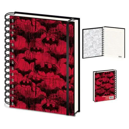 The Batman Wiro Notebook A5 Red termékfotója