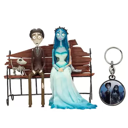 The Corpse Bride figure and Metal keychain product photo