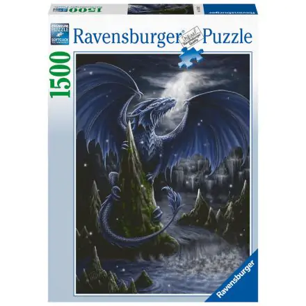The dark blue Dragon puzzle 1500pcs termékfotója
