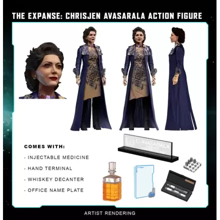 The Expanse Action Figure Chrisjen Avasarala 20 cm termékfotója