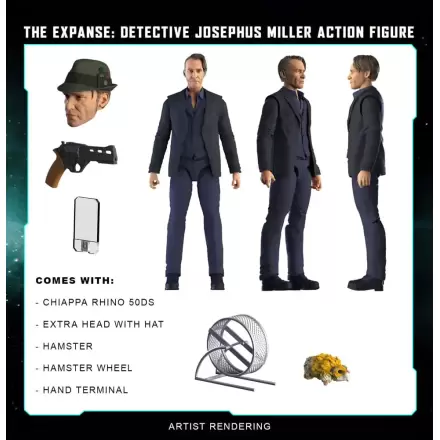 The Expanse Action Figure Detective Josephus Miller 20 cm termékfotója