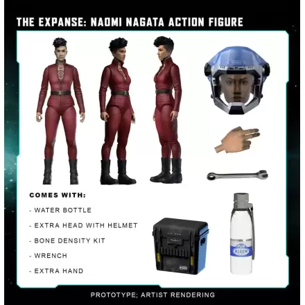 The Expanse Action Figure Naomi Nagata 20 cm termékfotója