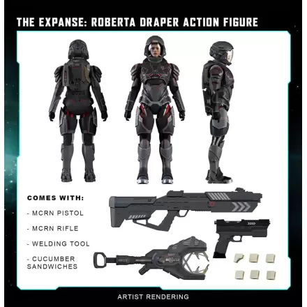 The Expanse Action Figure Roberta Draper 20 cm termékfotója