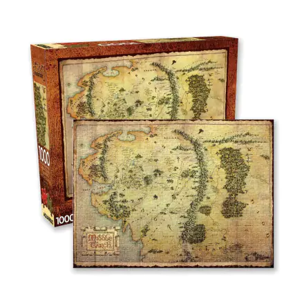 The Hobbit Jigsaw Puzzle Map (1000 pieces) termékfotója