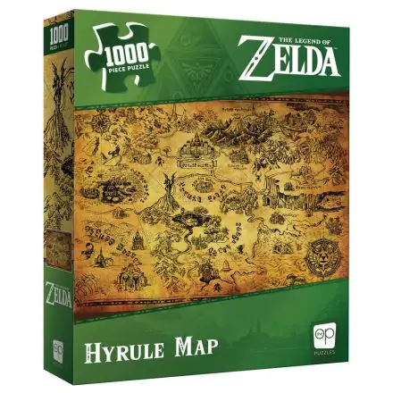 The Legend of Zelda Jigsaw Puzzle Hyrule Map (1000 pieces) product photo