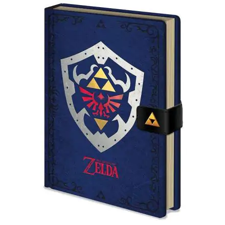 The Legend of Zelda Shield premium A5 notebook product photo