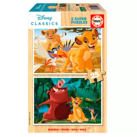 Disney The Lion King wood puzzle 2x16pcs product photo