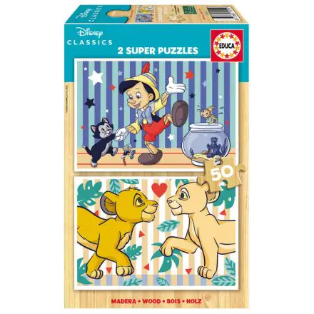 Disney The Lion King Pinocchio puzzle 2x50pcs product photo
