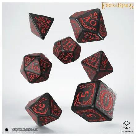 The Lord of the Rings Dice Set of 7 Mordor product photo
