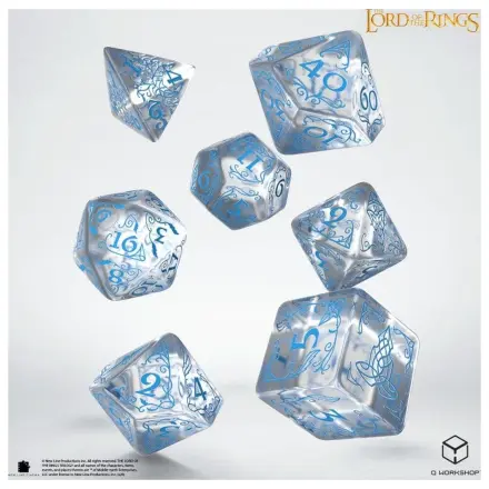 The Lord of the Rings Dice Set of 7 Rivendell (Water) product photo