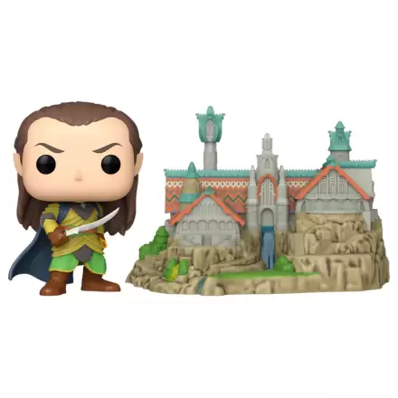 The Lord of the Rings Funko POP! Town Vinyl Figure Elrond & Rivendell 9 cm product photo