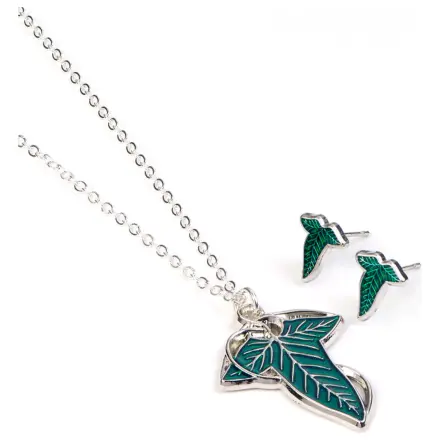 The Lord of the rings Leaf of Lorien earringss and necklace set product photo