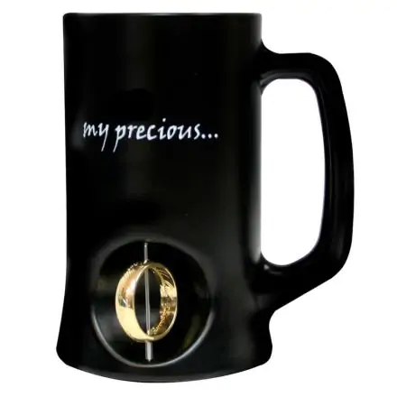 Lord of the Rings Beer Glass 3D Rotating Ring product photo